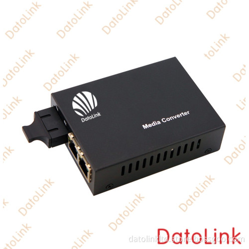 1 Fiber to 2 UTP 10/100Mbps Fiber Media Converter